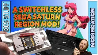 Installing a Switchless Sega Saturn Multi-Region Mod - Before & After testing!