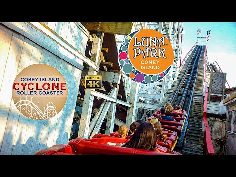Back row point of view footage of Cyclone