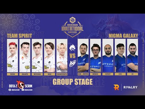 Team Spirit vs Nigma Galaxy - GAMERS GALAXY: Invitational Series Dubai 2022 - Group Stage - B01