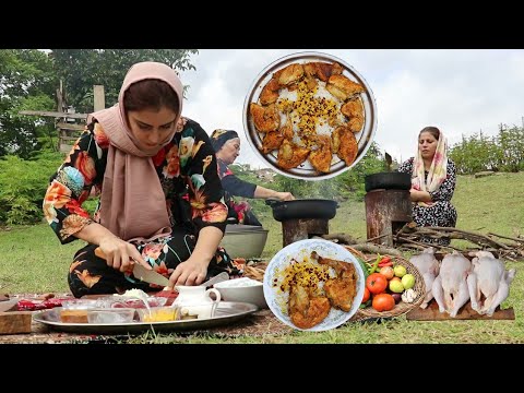 IRAN Special Delicious Chicken Recipe , Barberry Pilaf & Chiken ♤ زرشک پلو با مرغ