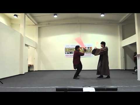 FightSaber SG @ ComicsXchange 2011 | Star Wars Lightsaber Performance