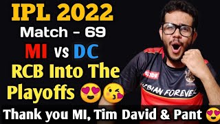 RCB Into The Playoffs 😍😘 | IPL 2022 - Match 69 | MI vs DC | Post Match Maatu Kathe | Janardhan Sir