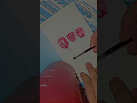 aesthetic painting of flower 🌺# Musfirah 😊💕#