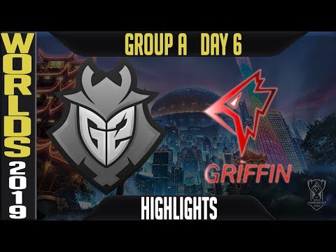 G2 vs GRF Highlights Game 2 | S9 Worlds 2019 Group A Day 6 | G2 Esports vs Griffin