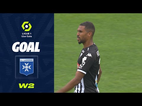 Goal Cédric HOUNTONDJI (10' csc - AJA) AJ AUXERRE - ANGERS SCO (2-2) 22/23