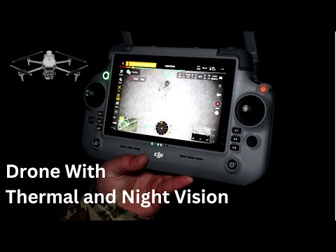 Thermal and IR Spotlight on a drone? | DJI 4t