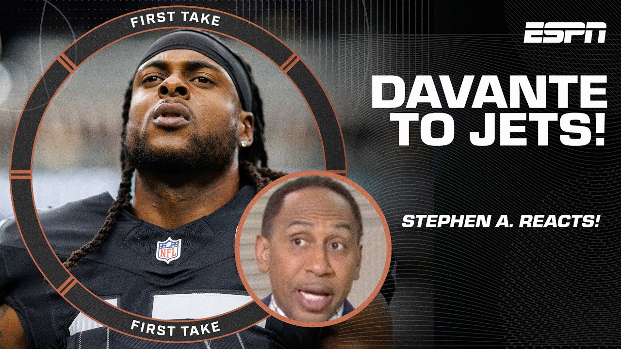 🚨 BREAKING 🚨 Stephen A.'s FIRST REACTION to Davante Adams being traded to the Jets | First Take