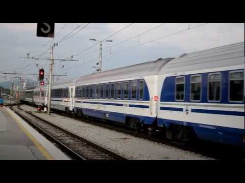 Express MV414 "Alpine Pearls" Beograd - Zurich hauled by Taurus ÖBB1216 at Ljubljana (2)