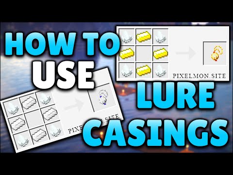 How To Use Iron & Gold Lure Casings In Pixelmon Reforged Minecraft