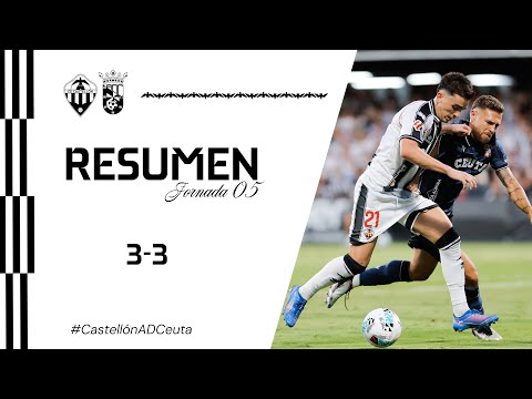 Resumen J05: CD Castellón 3-3 AD Ceuta FC (14-09-2025)