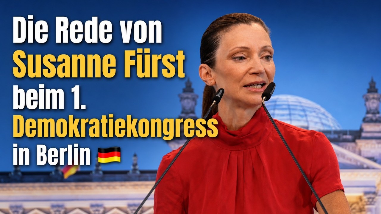 Die Rede von Susanne Fürst beim 1. Demokratiekongress in Berlin🇩🇪