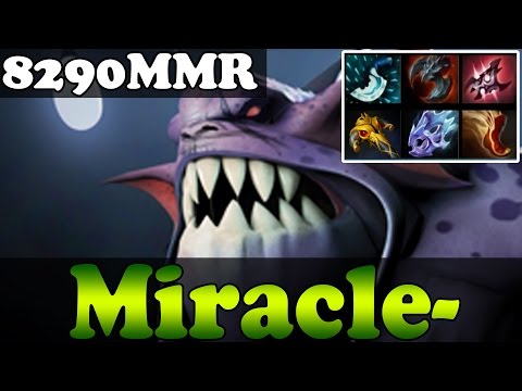 Dota 2 - Miracle- 8290MMR TOP 1 MMR IN THE WORLD Plays Slardar vol 2 - Ranked Match Gameplay
