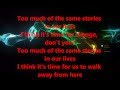 Trapt - Stories Lyrics