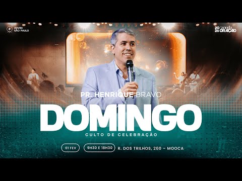 CULTO DE CELEBRAÇÃO - MANHÃ | PR. HENRIQUE BRAVO | 10/05/2026