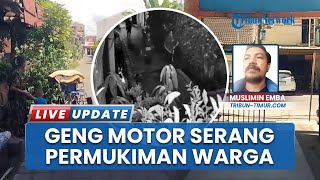 Viral Aksi Penyerangan Geng Motor di Makassar, Pelaku Rusak Motor hingga Lempari Mobil Warga