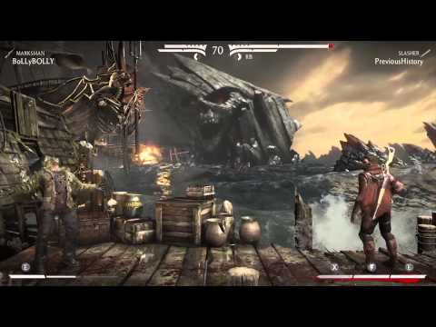 Full MKX Jason Voorhees Gameplay: 2 Games, 2 "Spammers", 1 Rage Quit