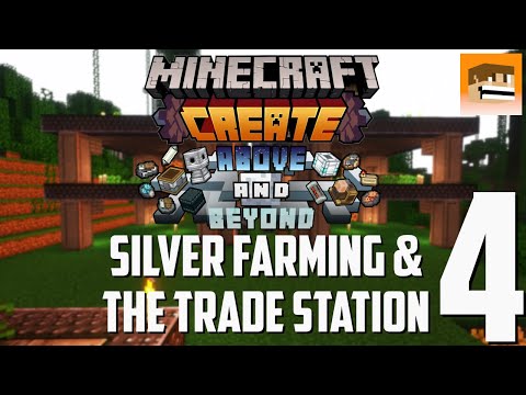 Minecraft Create Above and Beyond - Episode #4 Silver Farming - Modded Minecraft