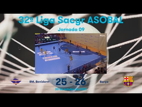 32ª Liga Sacyr ASOBAL J09: BM. Benidorm - Barça 25-26
