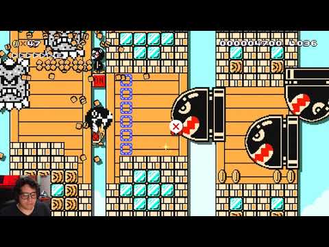 Thwomp-It Chomp-It Demolition Co - Super Mario Maker 2 SMB3 level