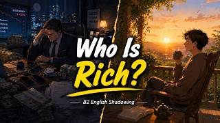 The Richest Feeling Is Having Nothing to Worry About | B2 English Shadowing