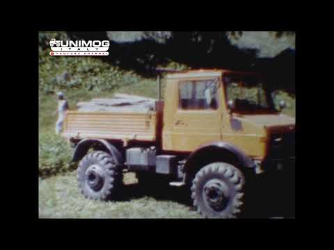 Unimog historischer : U1650 in Torgnon (Italy) in 1984