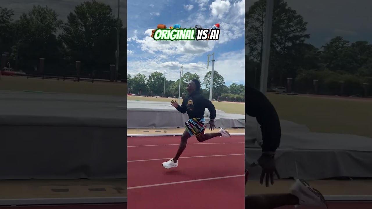 MrBeast Raced IShowSpeed | AI Made This Race TOO Funny 😂 |part 2 #aishorts #originalvsai #mrbeast