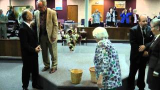 Victory March, Reciving the Offering, What a Mighty God We Serve.