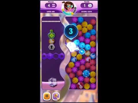 Diamond Diaries Saga Level 686 - NO BOOSTERS 💎 | SKILLGAMING ✔️