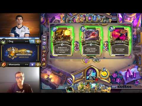 Dog vs Monsanto - Hearthstone Grandmasters Americas - Week 4 Day 1