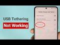 FIXED USB Tethering Not Working Only Charging