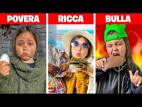 3 TIPI DI BAMBINE A PASQUA! *POVERO vs RICCO vs BULLO*