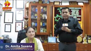 Dr,Amita Saxena Principal JM International School Dwarka New Delhi on Schools to Universities EDU TV