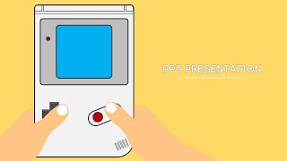 닌텐도 겜보이 컨셉 ppt 애니메이션 (game boy animation)