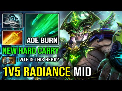 WTF 1v5 Radiance Mid Underlord AoE Firestorm DPS Easy Counter PL illusion 9K MMR Dota 2