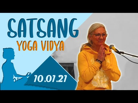Ankommenssatsang + Meditation, Mantren, Kirtans mit Adishakti - Yoga Vidya Live 20:00 - 10.01.2021