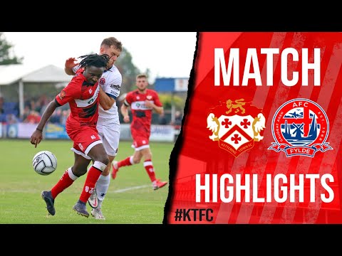 KTFC 1-1 AFC Fylde - highlights - 04/09/2021