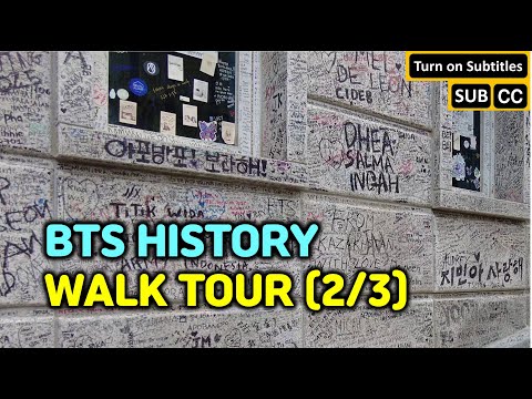 BTS History Walk Tour (Part 2 of 3) : 1st/2nd Big Hit HYBE Offices, Yoojung Restaurant