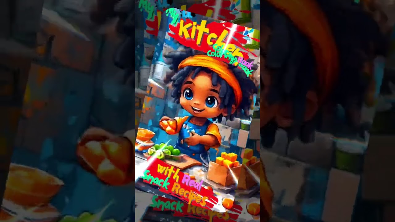 Real Snacks for Kids | My lil Kitchen Coloring Book Cookbook