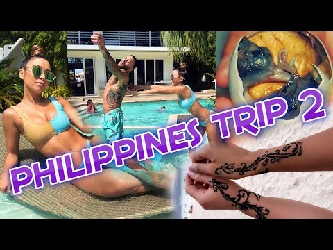 DOGGY PADDLE RACE! PLAYING WITH FIRE! & HENNA TATTOOS! | Liane V