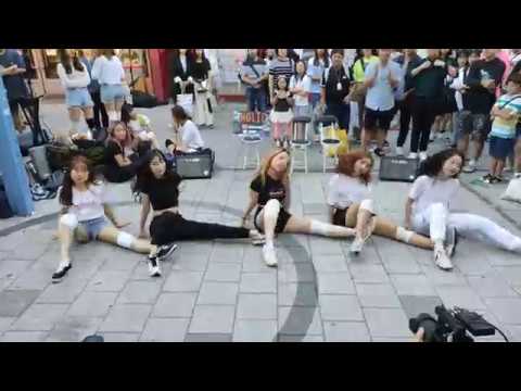 HOLIC. RED VELVET 'RBB' ,  BLACKPINK  'AS IF IT'S YOUR LAST' COVER. PRESENTING  CUTE FRESH BUSKING.