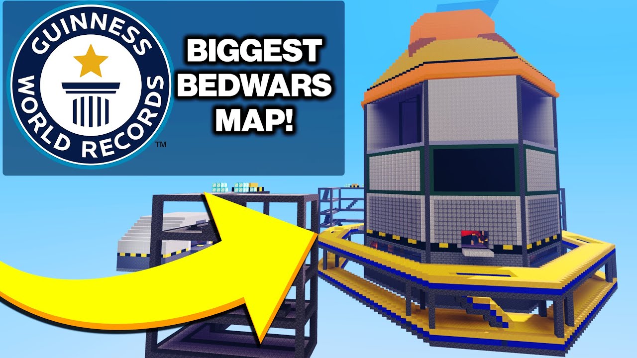 BIGGEST BEDWARS MAP POSSIBLE.. (Roblox)