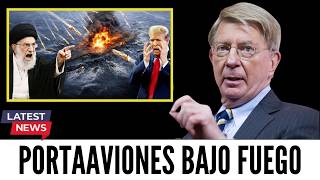 Irán lanza ataque masivo con misiles contra portaaviones de EE. UU., la Marina responde