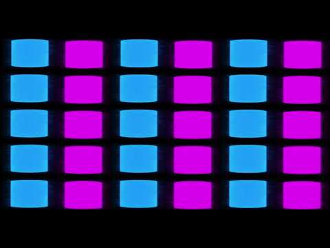 Club Visuals 1081 - Horizontally Moving Size Changing Shapes