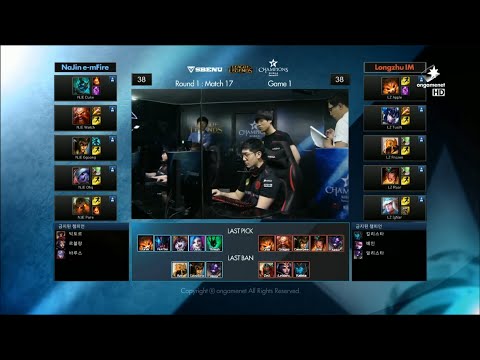 NJE vs LZ Game 1 Highlights - NAJIN E-MFIRE vs LONGZHU IM - Week 3 LCK Champions Korea Summer 2015