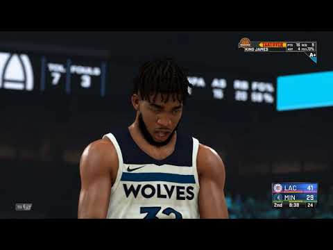 NBA 2K21 MY CAREER   EP 130 CLIPPERS VS TIMBERWOLVES