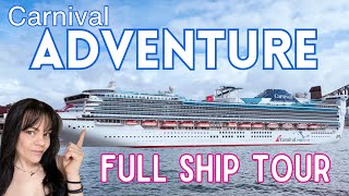 Carnival Adventure Complete Ship Tour