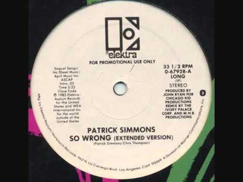 PATRICK SIMMONS - SO WRONG (EXTENDED VERSION)