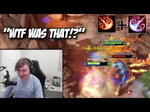 Sneaky gets a TASTE of Ogre Magi's Fireblast MULTICAST of DEATH