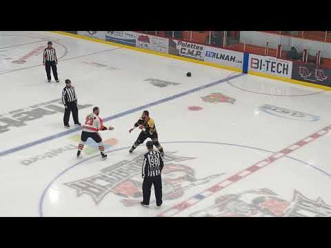 Fight/Bagarre Dave Hamel vs Thomas Bellemare 9 décembre 2022