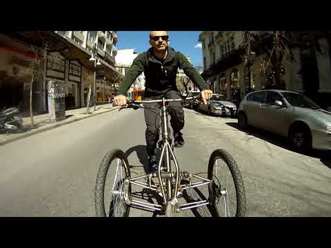 Making a unique front suspension tilting tricycle